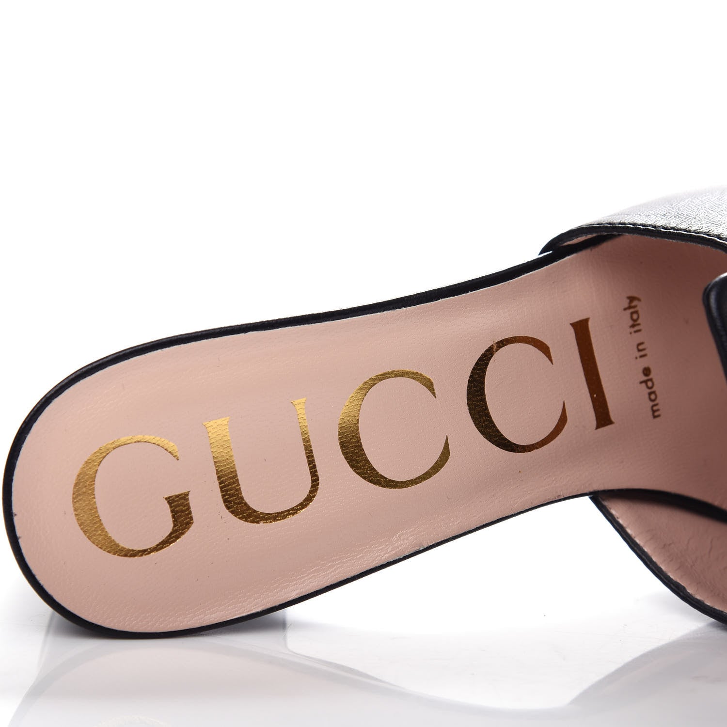 Gucci Malaga Kid Crystal Square G Madelyn Mules 35.5 Black 8 of 11