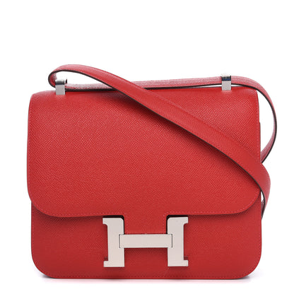 Hermes Epsom Constance 24 Rouge Casaque 1 of 16