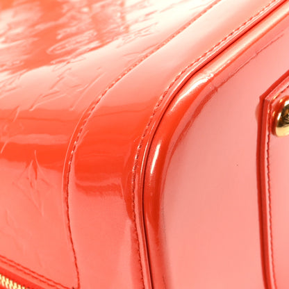 Louis Vuitton Vernis Alma GM Orange Sunset 7 of 10
