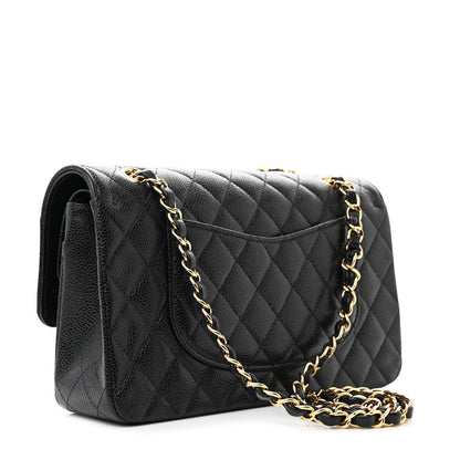Chanel Caviar Quilted Medium Double Flap Black 3 of 10