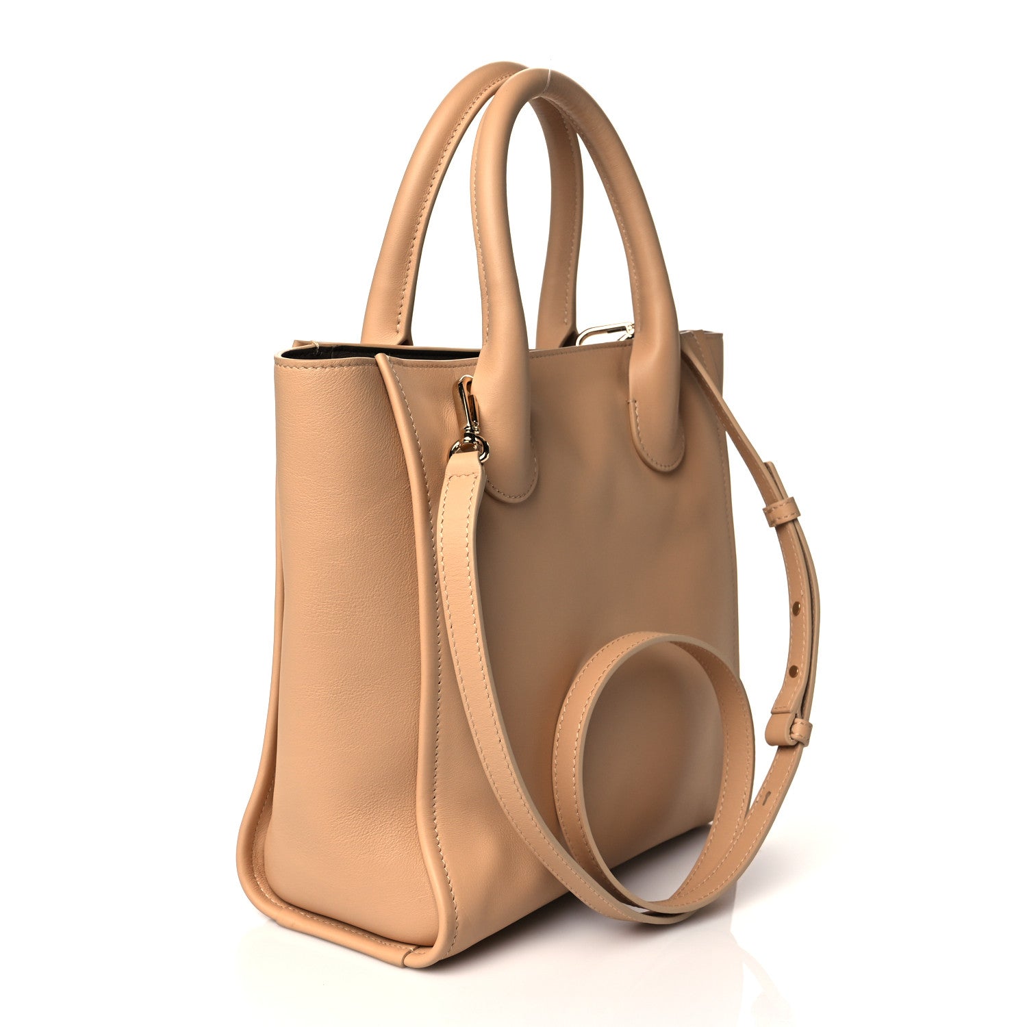 Chloe Calfskin Small Joyce Tote Tan 3 of 11