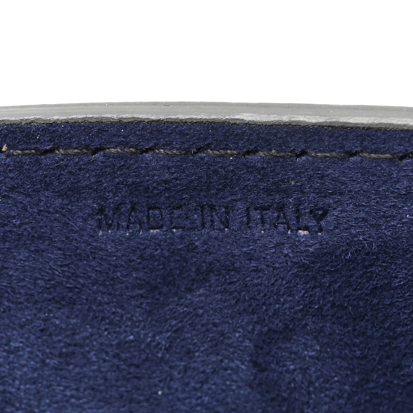 Calfskin Mini J'Adior Chain Flap Bag Navy Blue