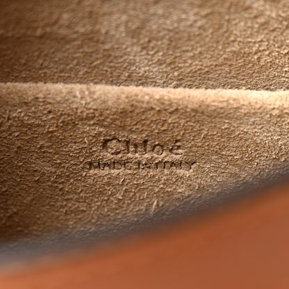 Chloe Calfskin Suede Medium Nile Bracelet Bag Caramel 6 of 10
