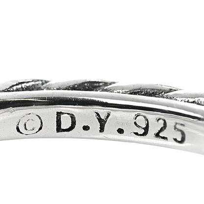 David Yurman Sterling Silver Cable Classics Band Ring 53 6.5 4 of 4