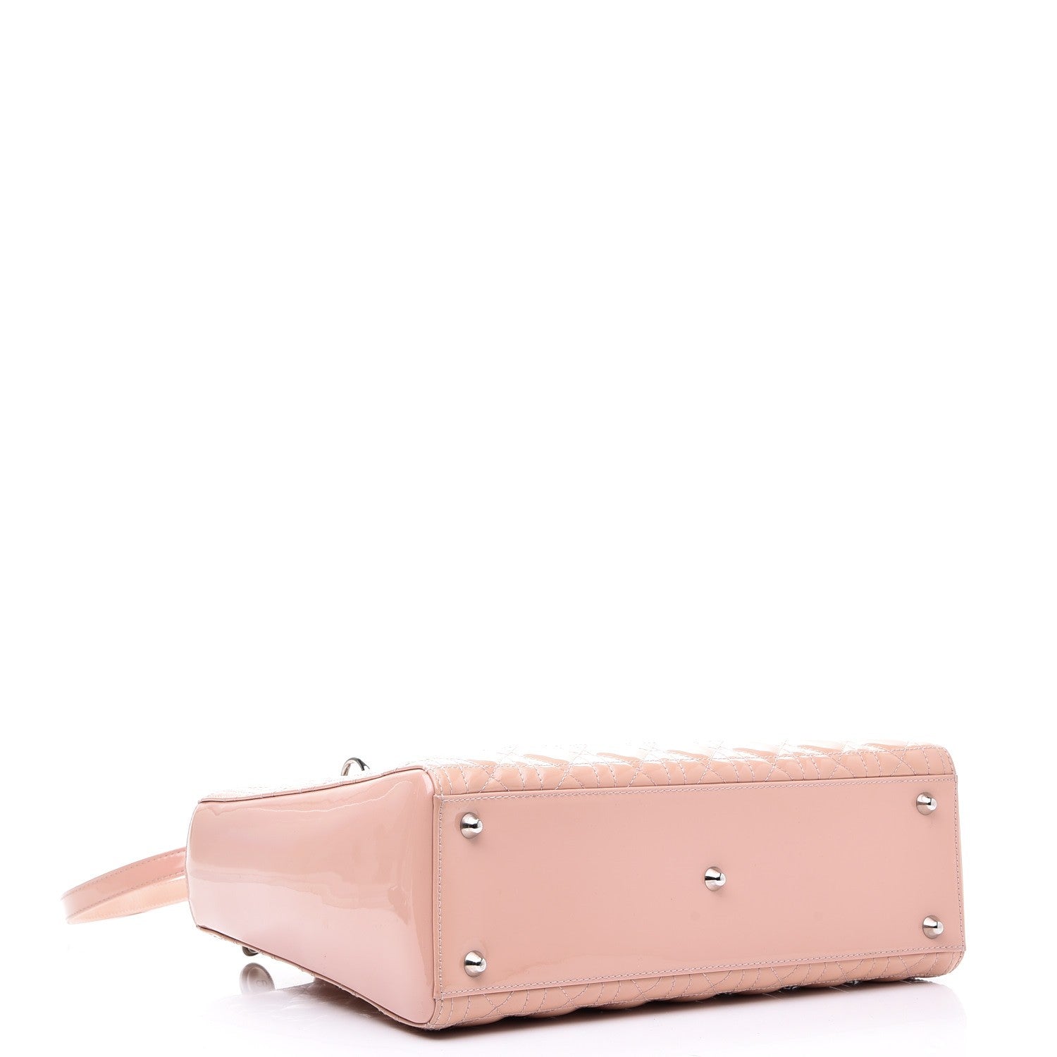 Christian Dior Patent Cannage Large Lady Dior Light Pink 5 of 10