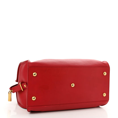 Saint Laurent Calfskin Medium Classic Y Cabas Red 3 of 11