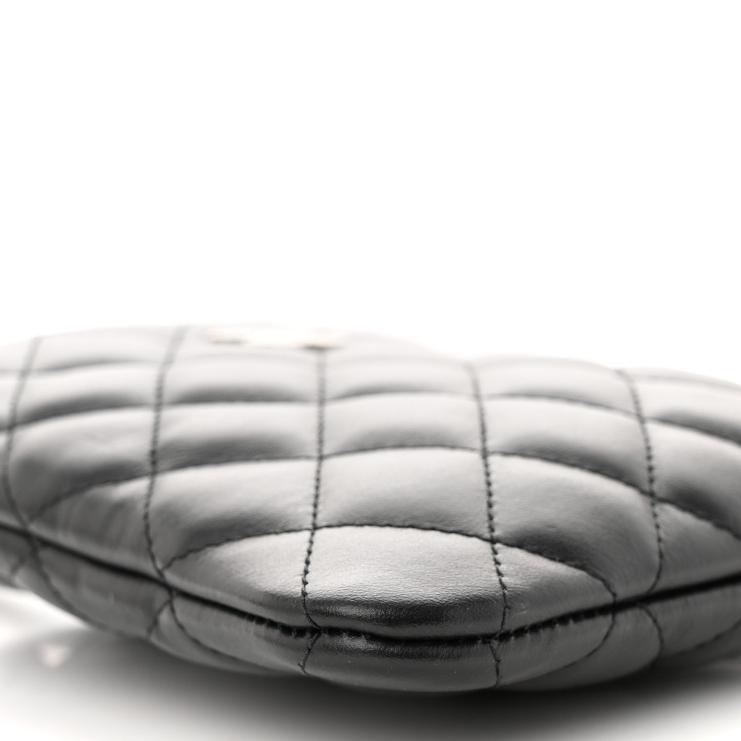 Lambskin Quilted Crossbody Bag Black