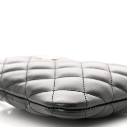 Chanel Lambskin Quilted Crossbody Bag Black 9 of 11