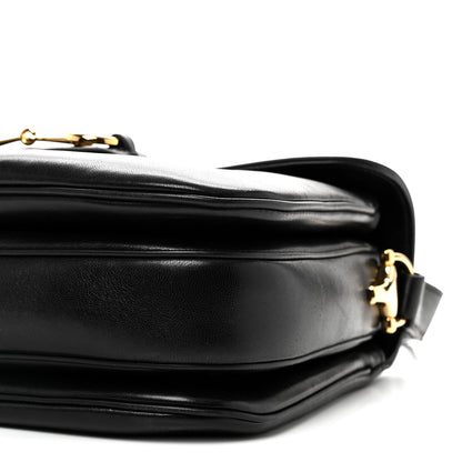 Gucci Calfskin Horsebit 1955 Aura Small Shoulder Bag Black 10 of 10