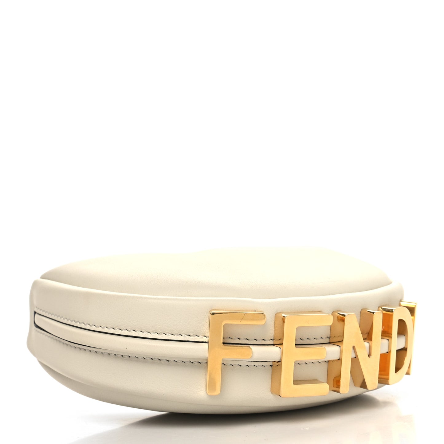 Vitello Grace Matte Nano Fendigraphy Hobo Charm White Ice