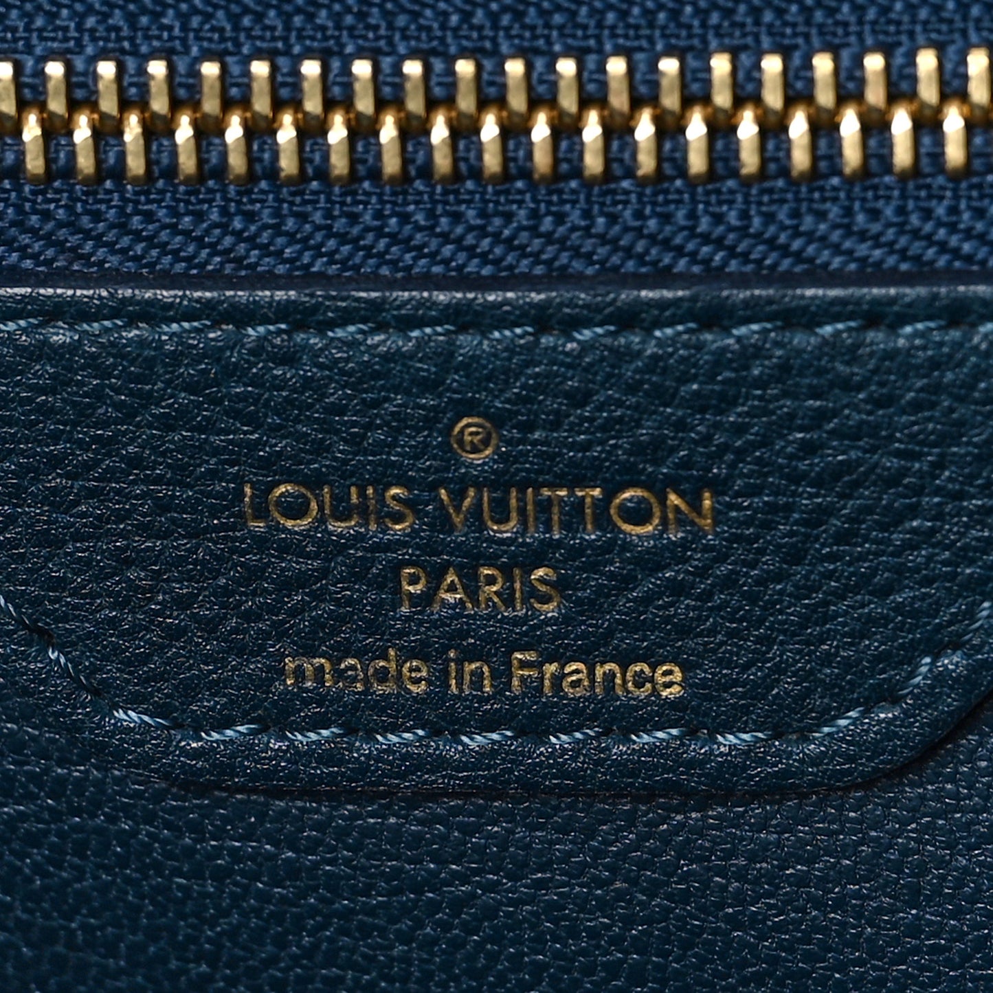 Ostrich Lizard Majestueux Tote MM Navy