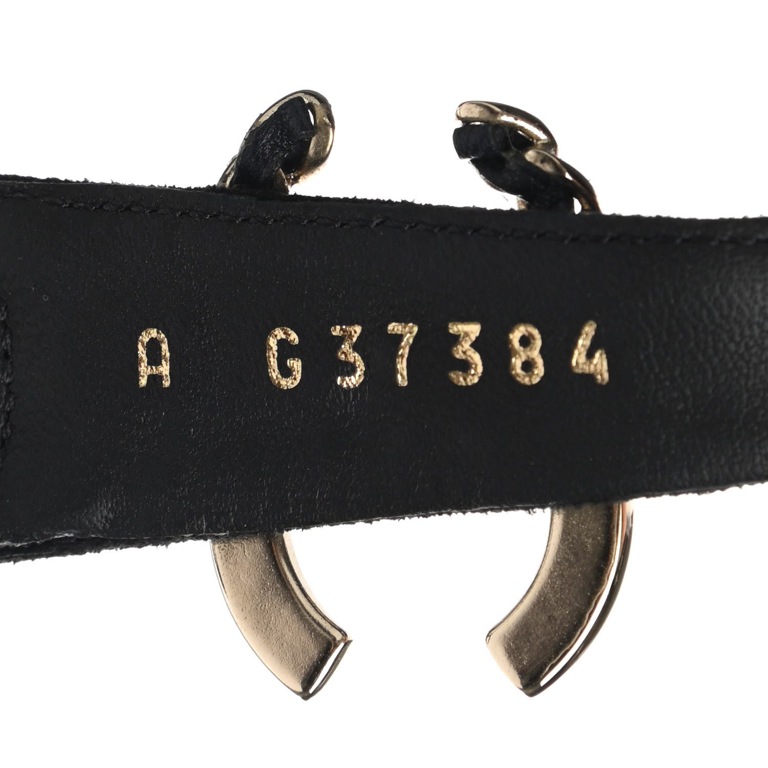 Chanel Suede CC Thong Sandals 38 Black 7 of 8