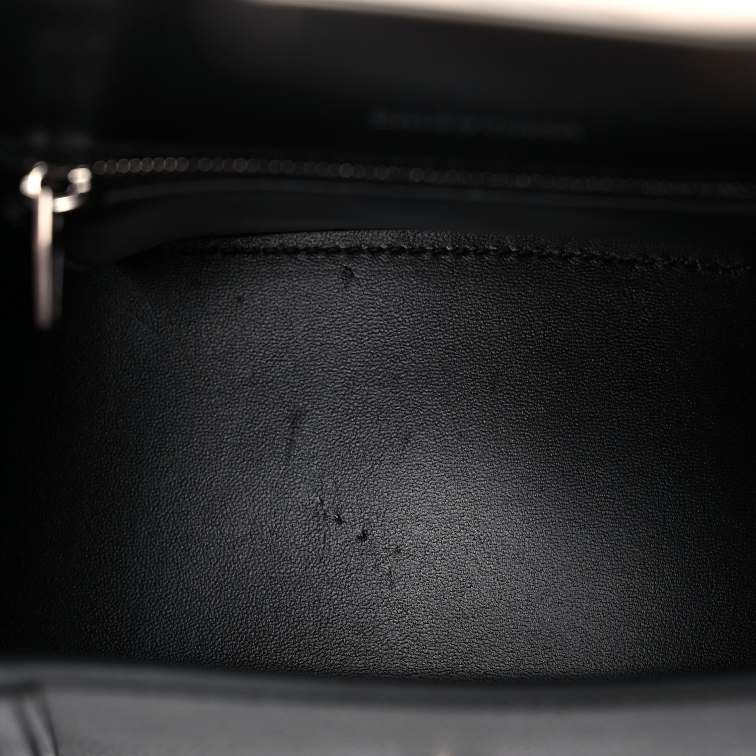 Balenciaga Grained Calfskin Small Hourglass Top Handle Bag Black 11 of 11
