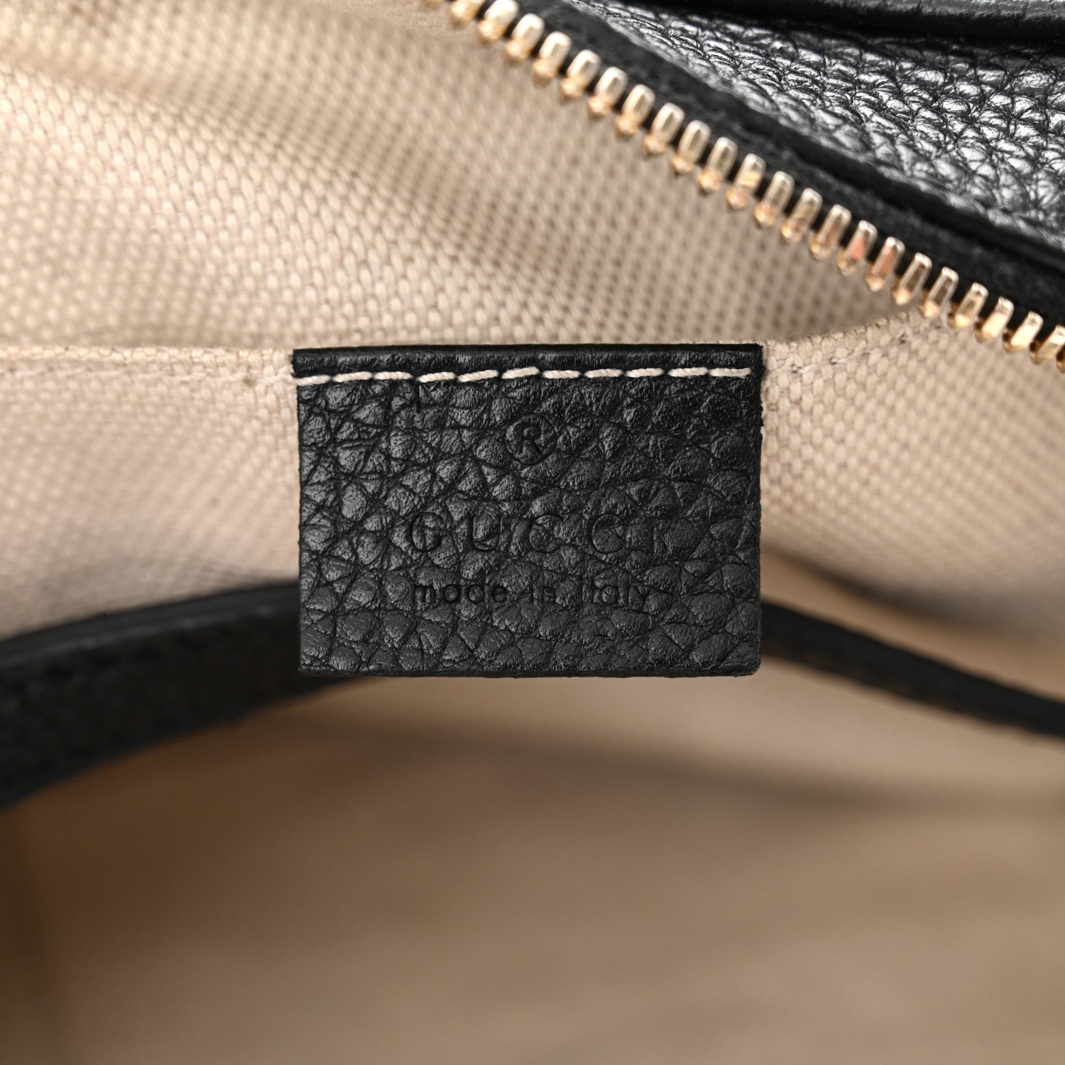 Gucci Pebbled Calfskin Small Soho Disco Bag Black 5 of 9