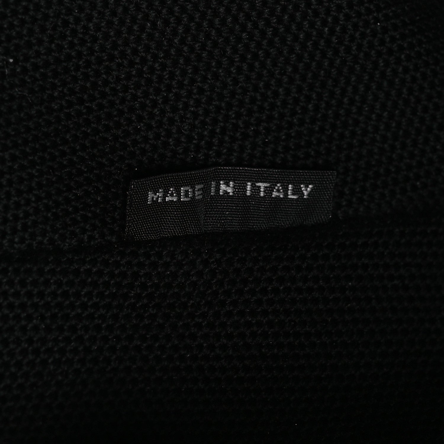 Prada Wicker Canvas Shoulder Bag Black 8 of 16