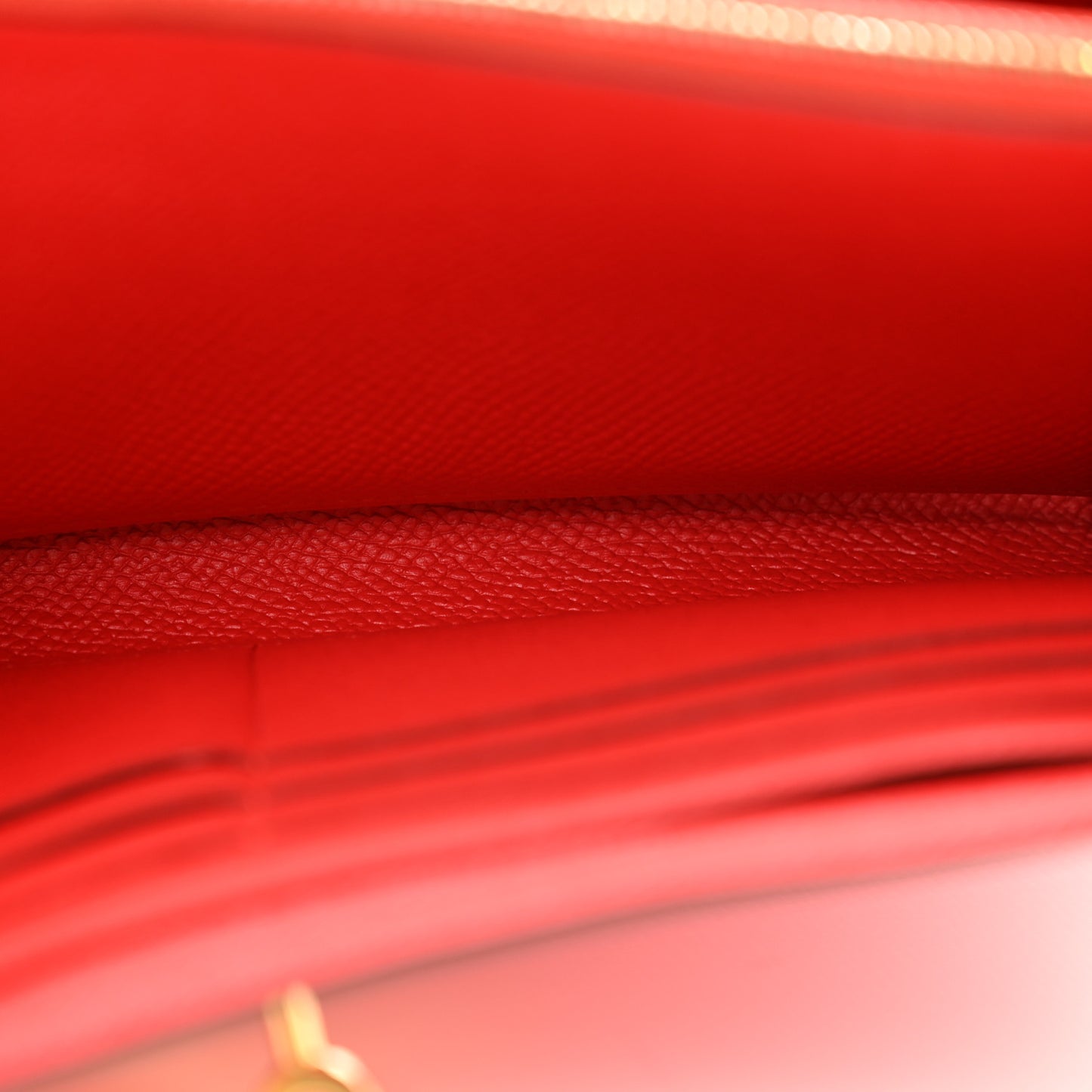 Epsom Kelly Longue Wallet Rouge Tomate