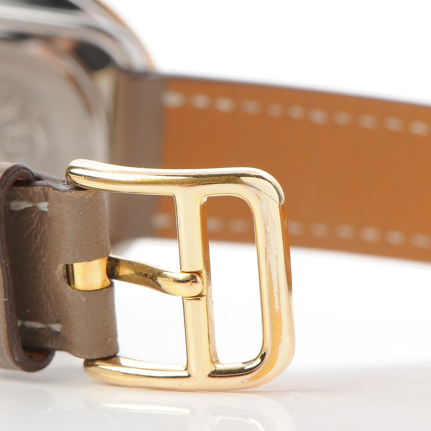 Stainless Steel Swift 30.5mm Arceau Quartz Watch Etoupe