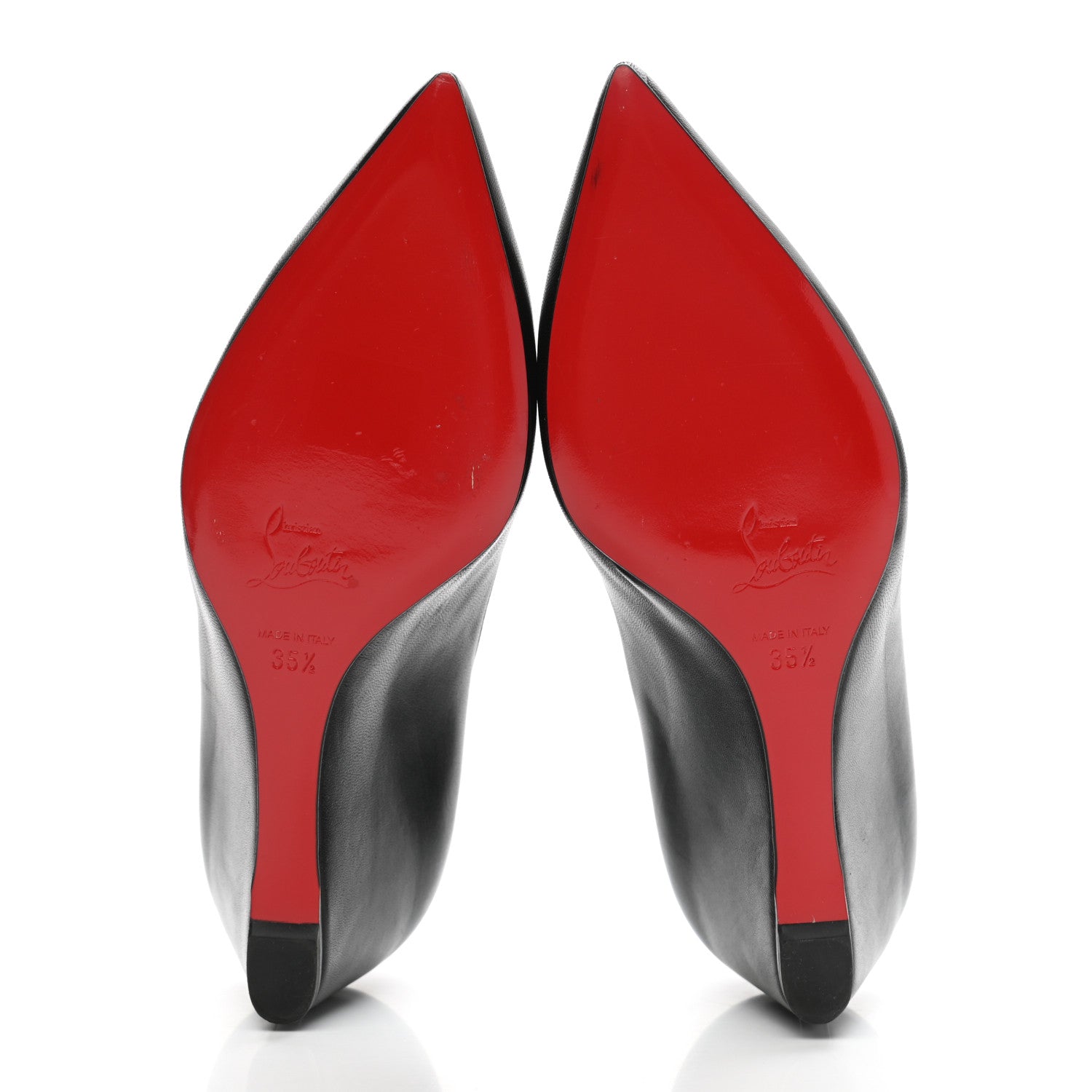 Christian Louboutin Shiny Nappa Pipina 55 Wedges 35.5 Black 5 of 10