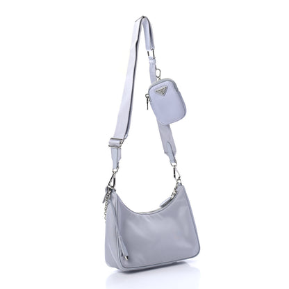 Prada Re-Nylon Saffiano Re-Edition 2005 Shoulder Bag Fiordaliso 2 of 4
