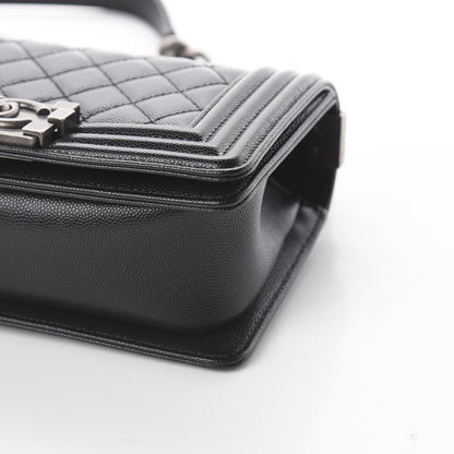 Chanel Caviar Quilted Small Boy Flap Black 6 of 9