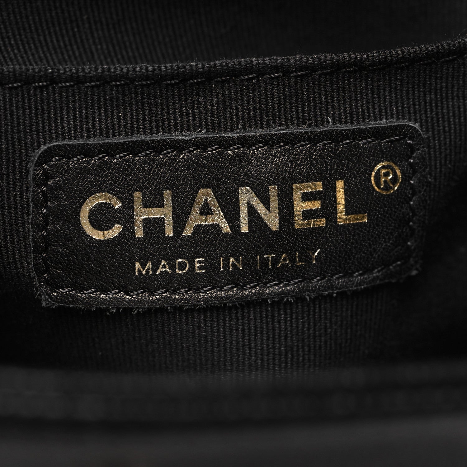 Chanel Shiny Caviar Quilted Small Pockets Drawstring Backpack Black 6 of 10