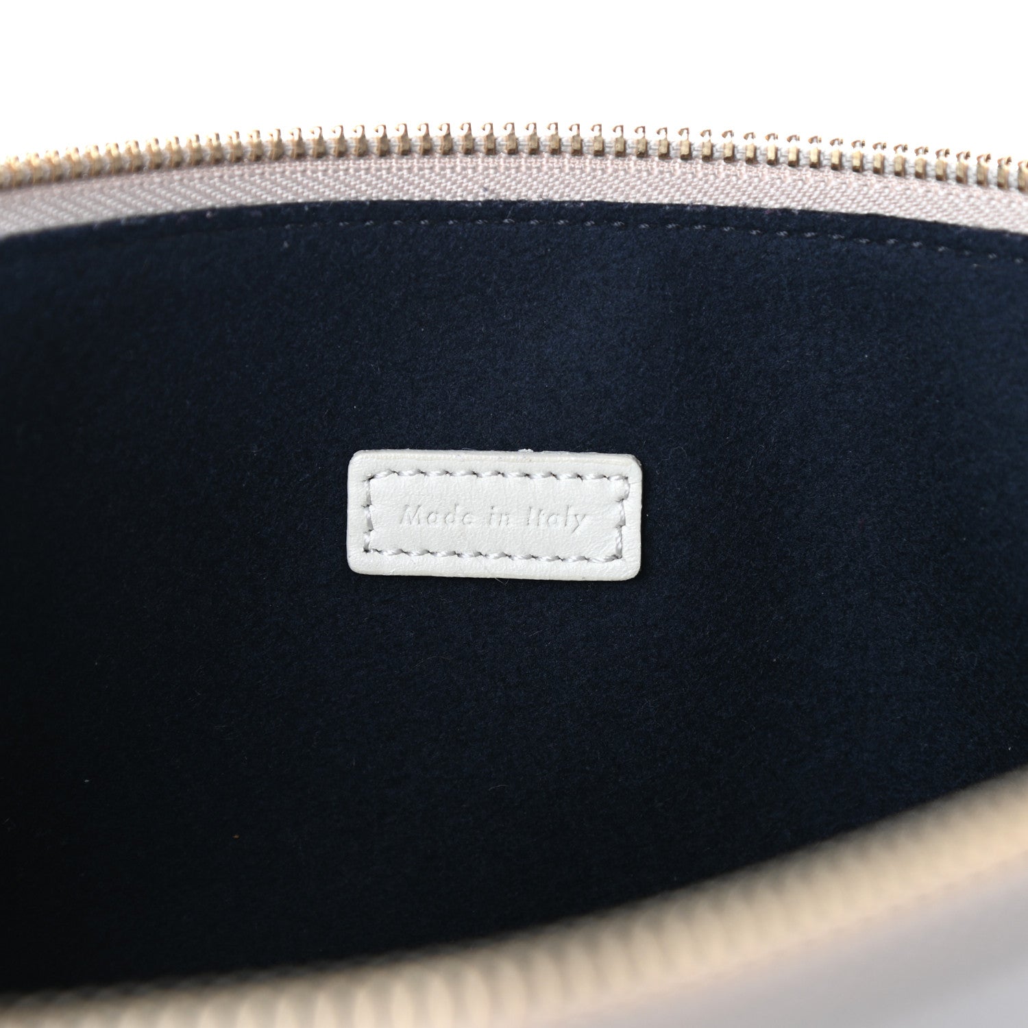 Celine Shiny Smooth Calfskin Zipped Twisted Cabas Beige White 6 of 9