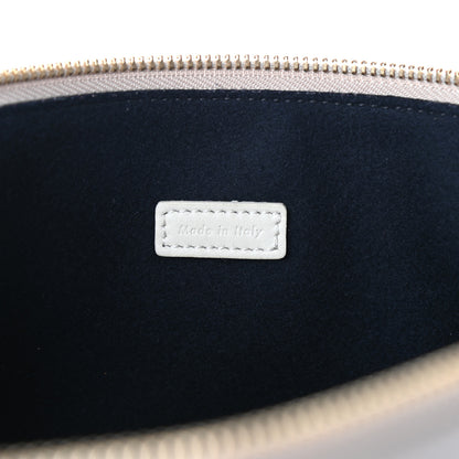 Celine Shiny Smooth Calfskin Zipped Twisted Cabas Beige White 6 of 9