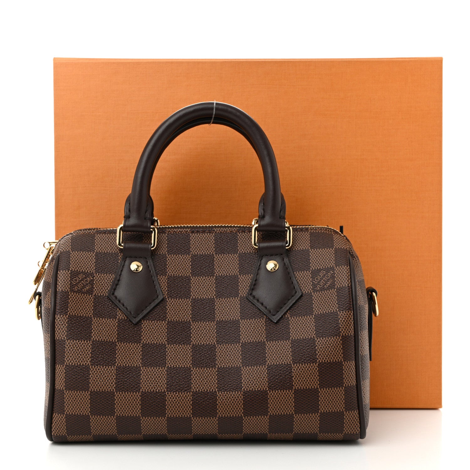 Louis Vuitton Damier Ebene Speedy Bandouliere 20 10 of 10