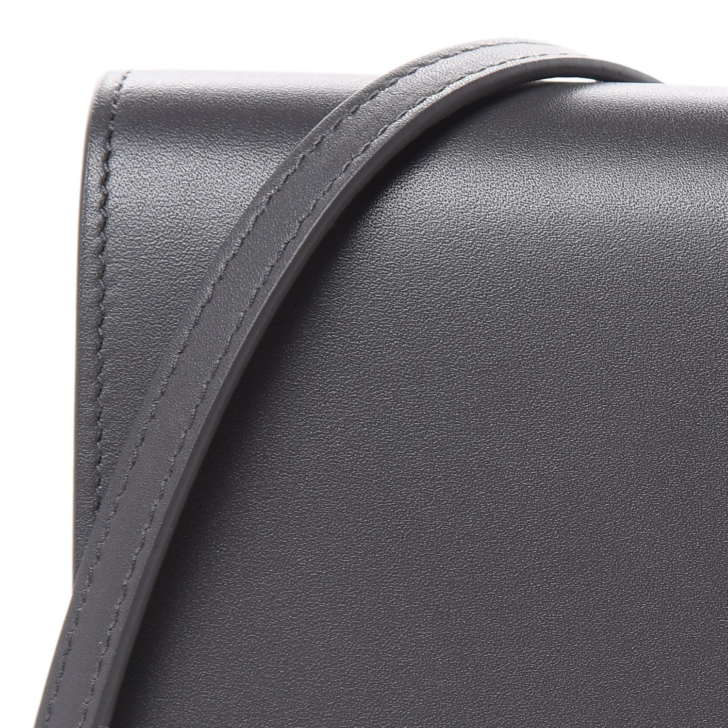 Saint Laurent Smooth Calfskin Classic Monogram Kate Tassel Chain Wallet Asphalt 10 of 11