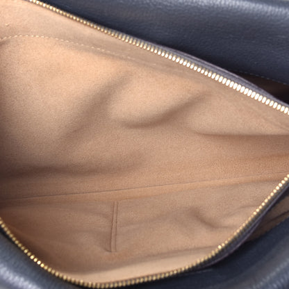 MCM Grained Calfskin Medium Milla Tote Phantom Grey 6 of 9