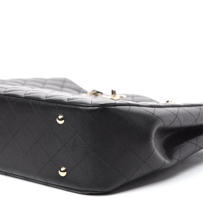 Chanel Caviar Quilted Large Classic Shopping Tote Black 7 of 10