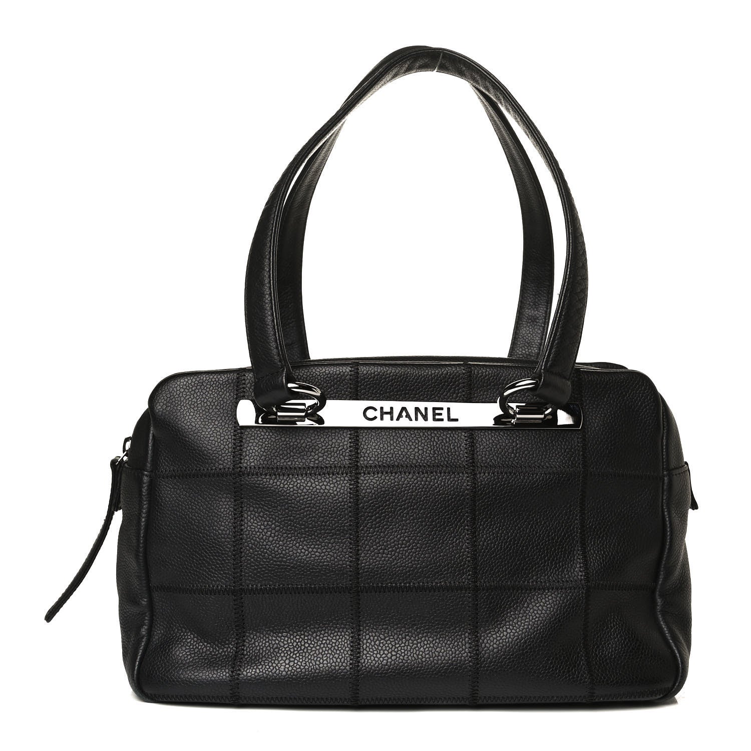 Chanel Caviar Square Stitched Tote Black 1 of 15