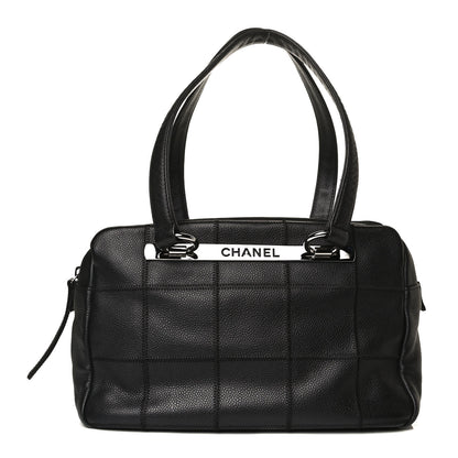 Chanel Caviar Square Stitched Tote Black 1 of 15