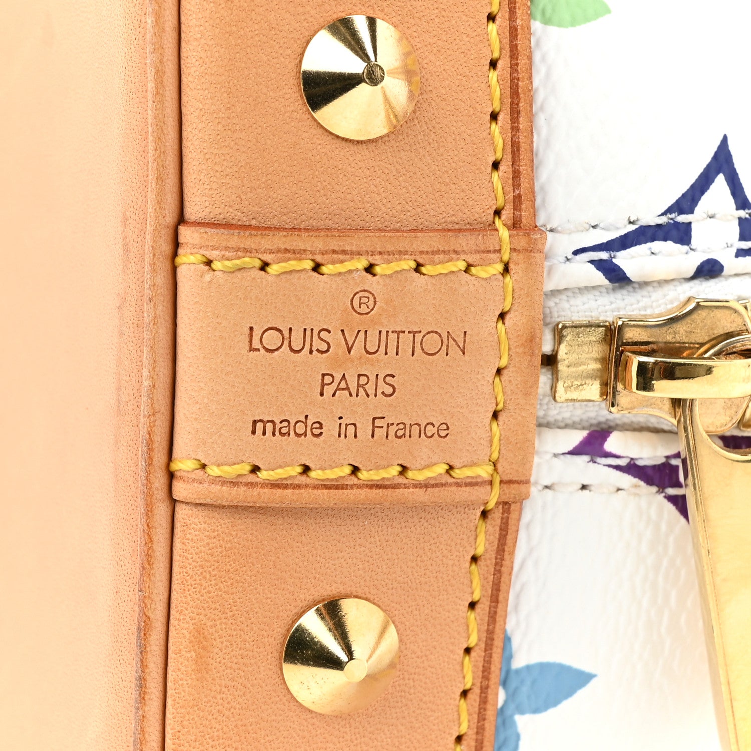 Louis Vuitton Monogram Multicolor Alma White 6 of 17