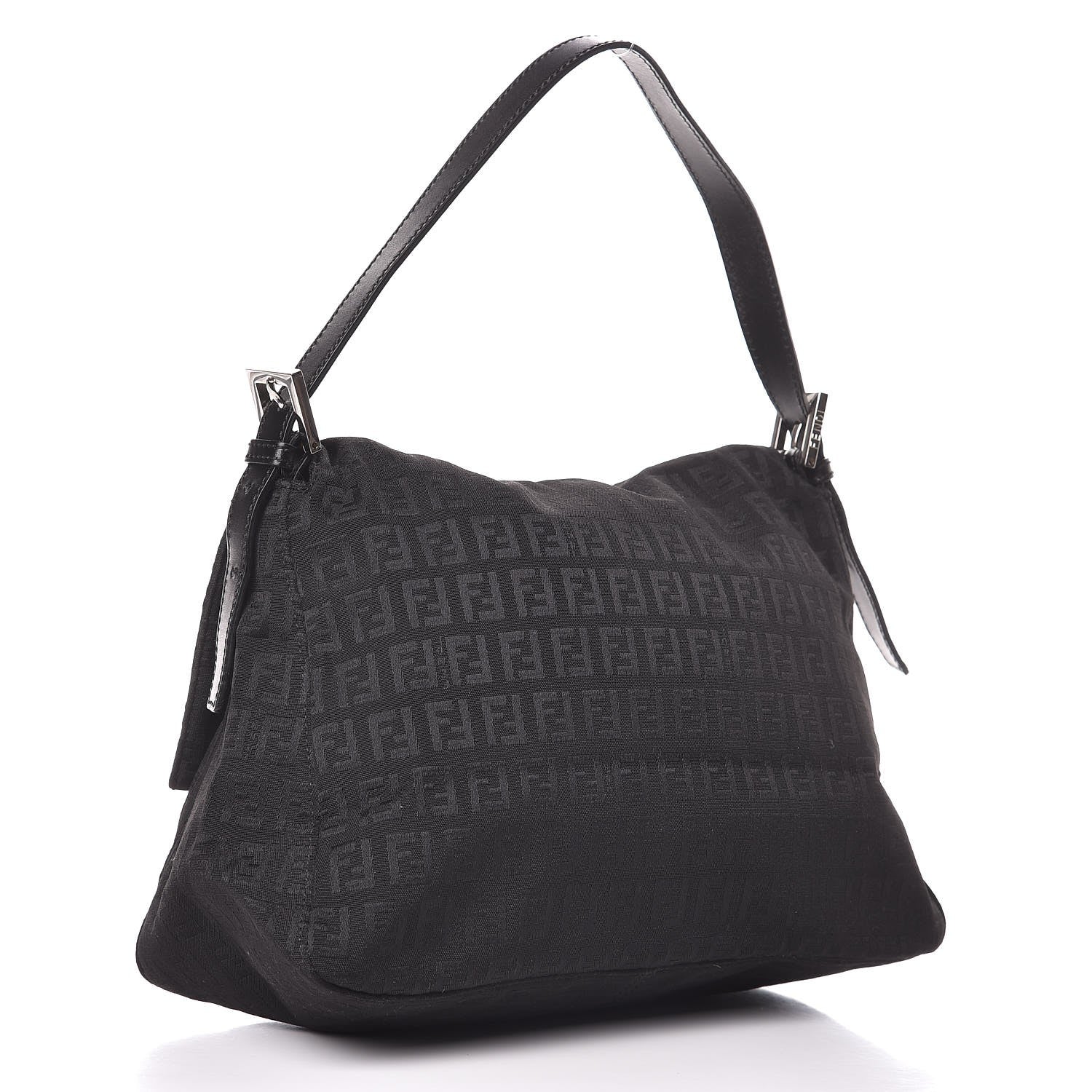Fendi Zucchino Mama Baguette Black 3 of 6