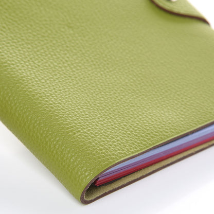 Hermes Togo Ulysse PM Notebook Vert Anis 8 of 10