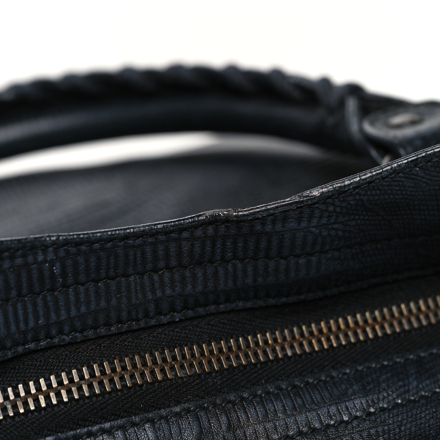 Calfskin Lizard Embossed Classic Hardware City Black