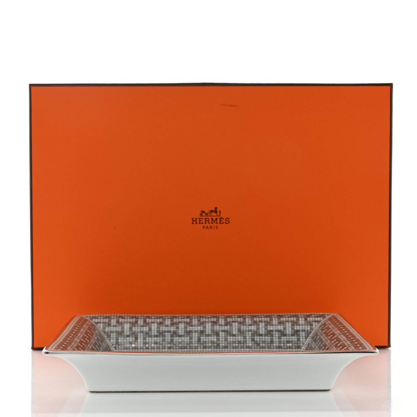 Porcelain Mosaique Au 24 Platine Change Tray