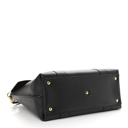 Salvatore Ferragamo Calfskin Medium Sookie Satchel Black 5 of 10