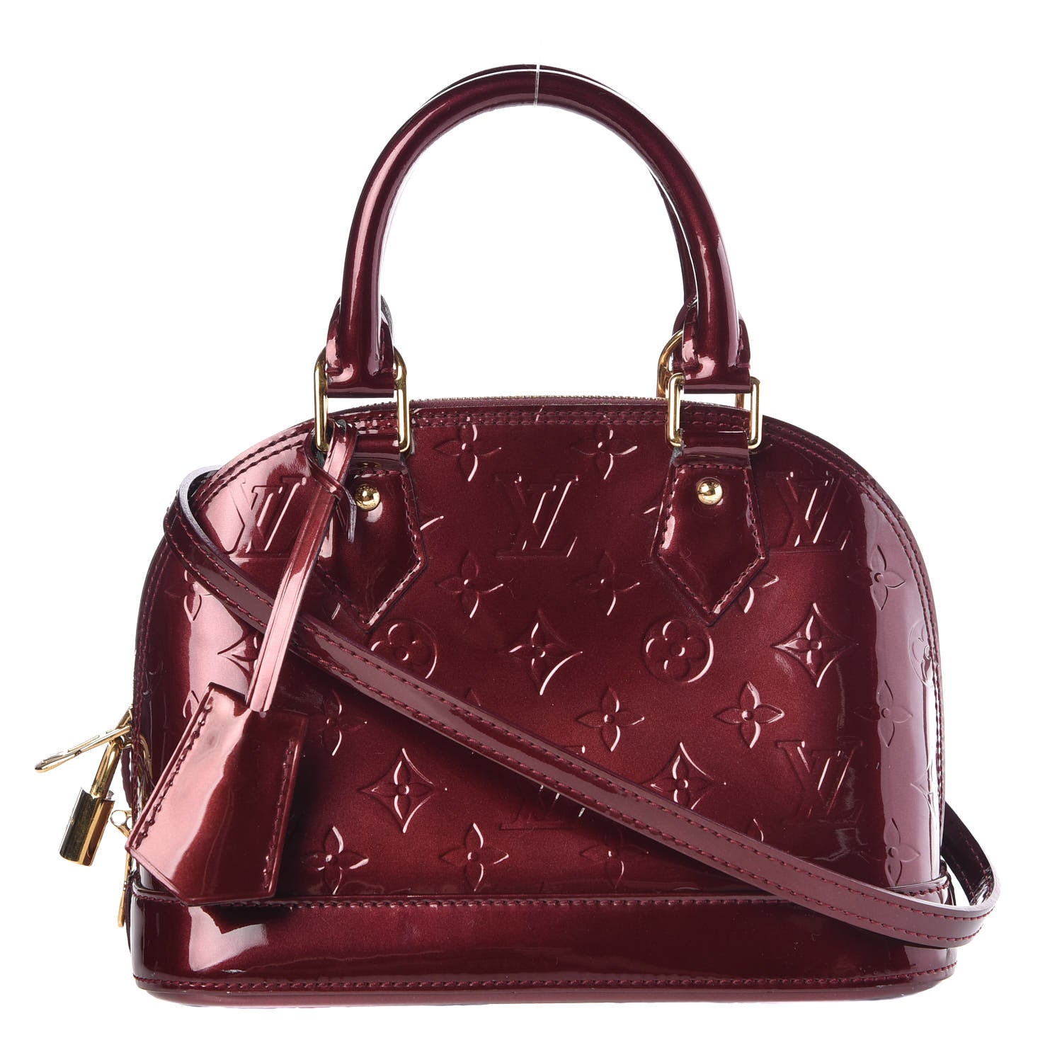 Louis Vuitton Vernis Alma BB Rouge Fauviste 1 of 16