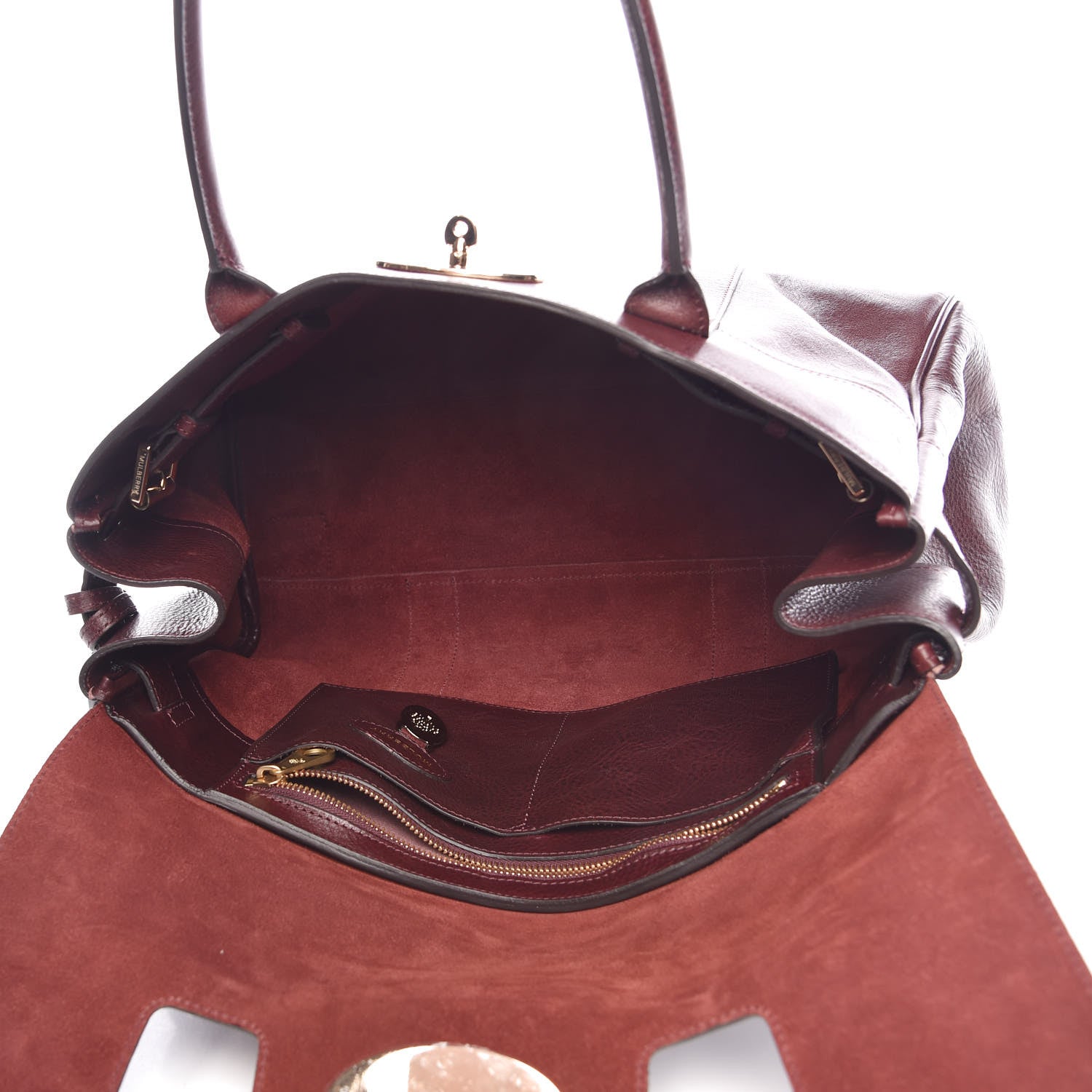 Mulberry Natural Leather Bayswater Oxblood 5 of 16