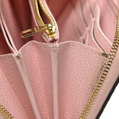 Louis Vuitton Empreinte Monogram Giant By The Pool Zippy Wallet Bouton De Rose 10 of 11