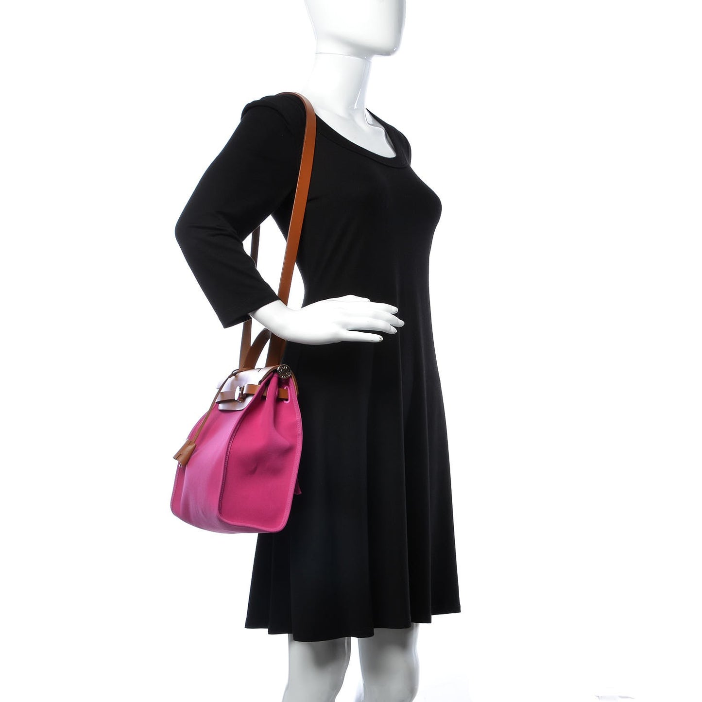 Vache Hunter Toile Herbag Zip 31 PM Magnolia Fauve