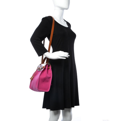 Hermes Vache Hunter Toile Herbag Zip 31 PM Magnolia Fauve 2 of 9