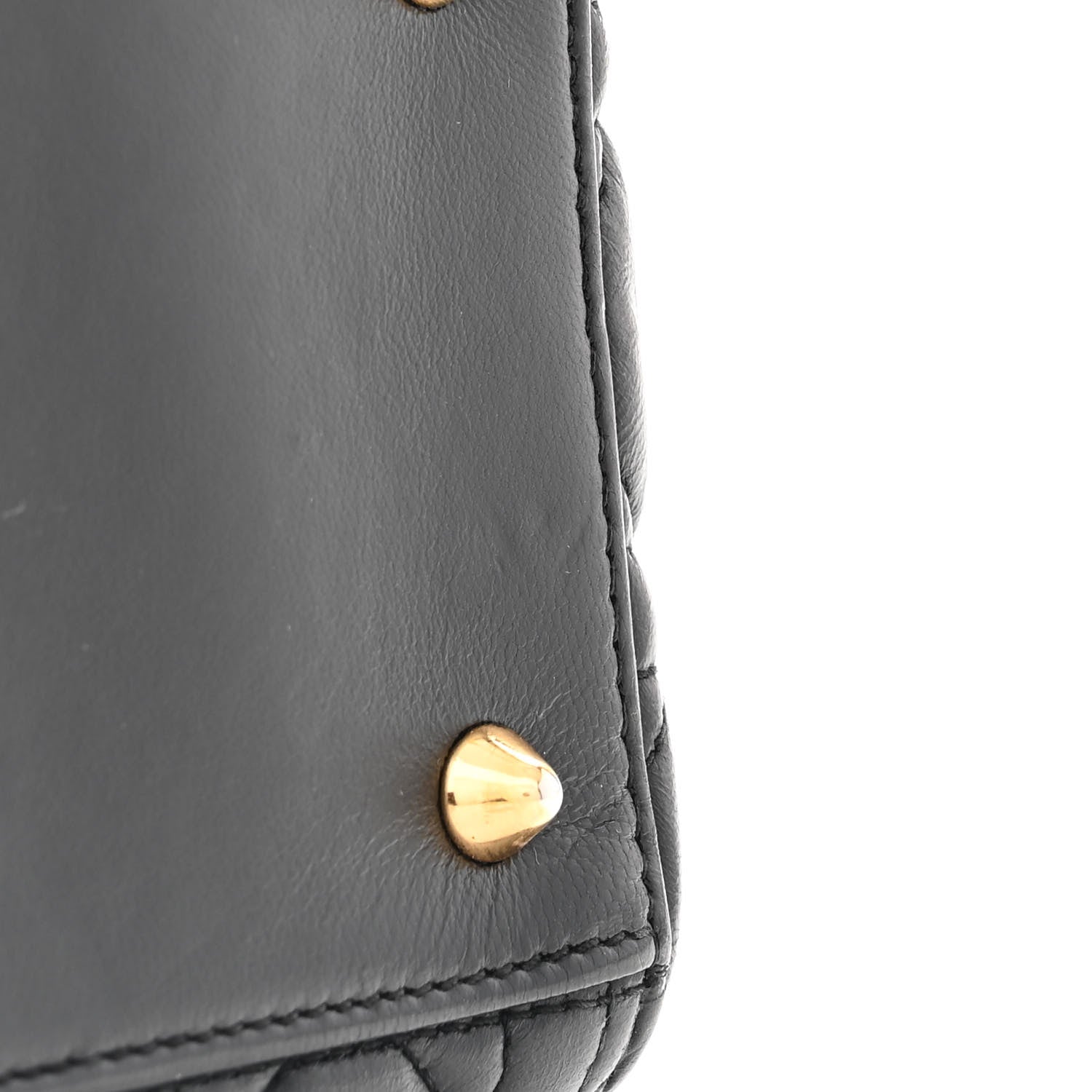 Christian Dior Lambskin Cannage Medium Lady Dior Black 15 of 15
