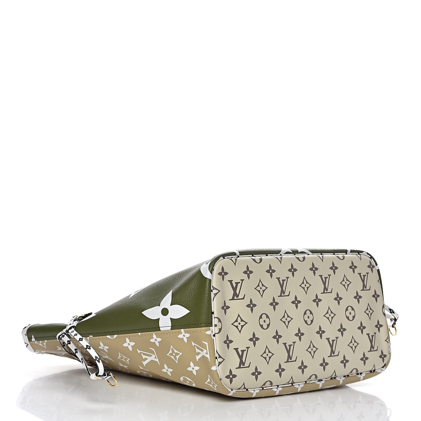 Monogram Giant Neverfull MM Kaki