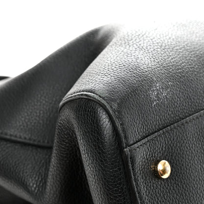 Chanel Grained Calfskin Medium Neo Executive Shopper Tote Black 14 of 15