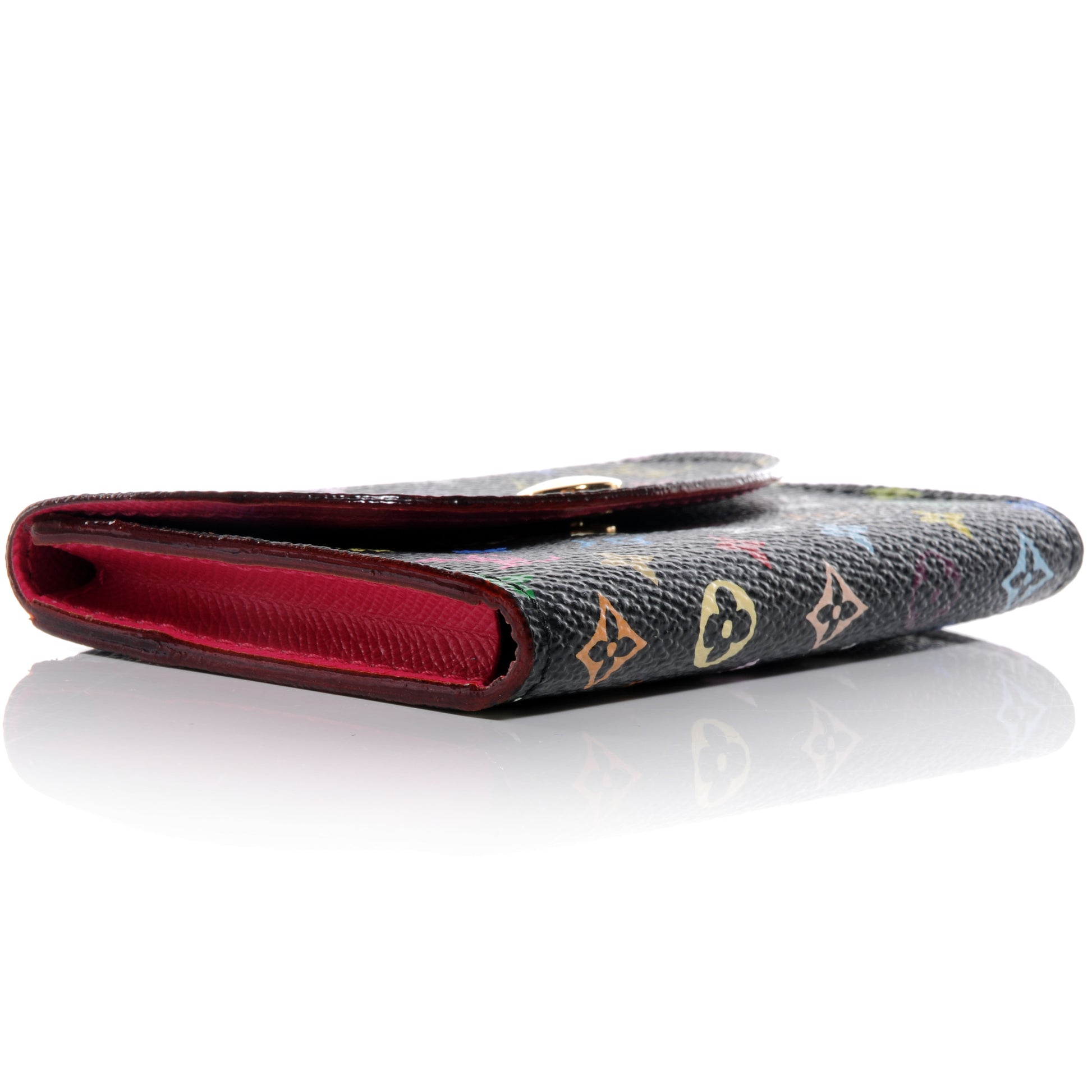 Louis Vuitton Monogram Multicolor Business Card Holder Black Grenade 4 of 8