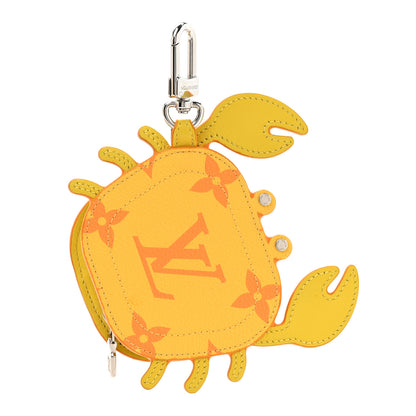 Louis Vuitton Monogram Crab Bag Charm Yellow 3 of 6