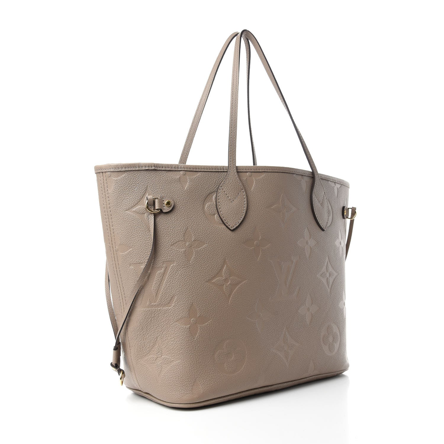 Louis Vuitton Empreinte Monogram Giant Neverfull MM Tourterelle 3 of 10